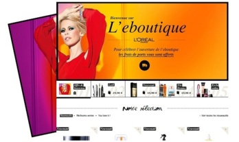 L'eboutique de l'Oréal - capture d'écran (http://www.eboutique.loreal-paris.fr/)