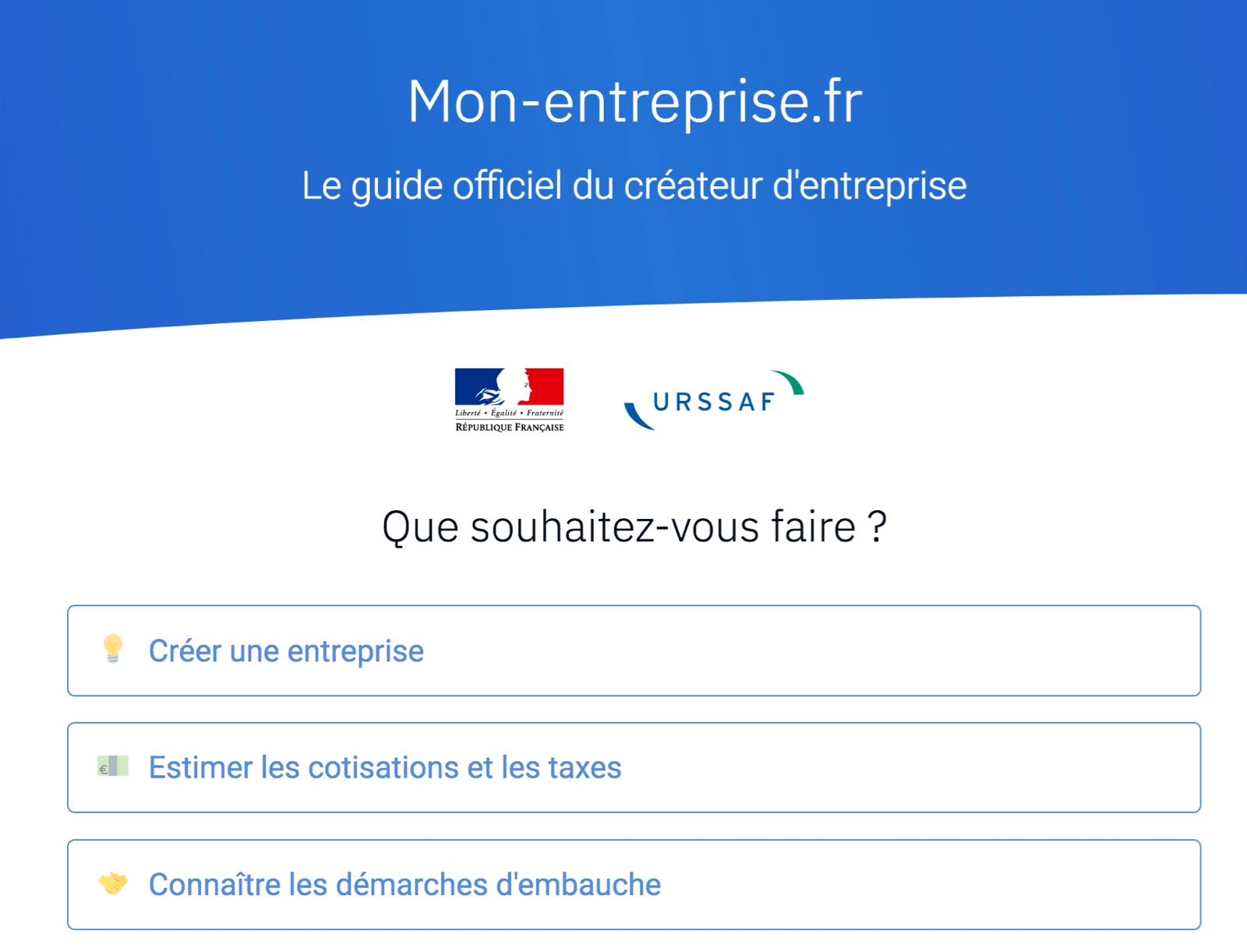 Les Urssaf lancent un site pour accompagner les créateurs d'entreprise Les Urssaf lancent un site pour accompagner les créateurs d'entreprise